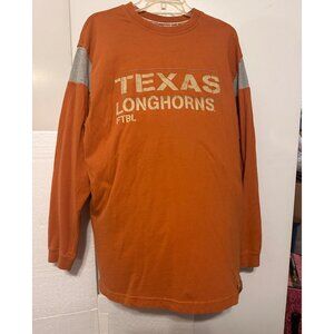 Texas Longhorns FTBL Orange Long Sleeve Shirt Mens Size L ESPN College Gameday 1